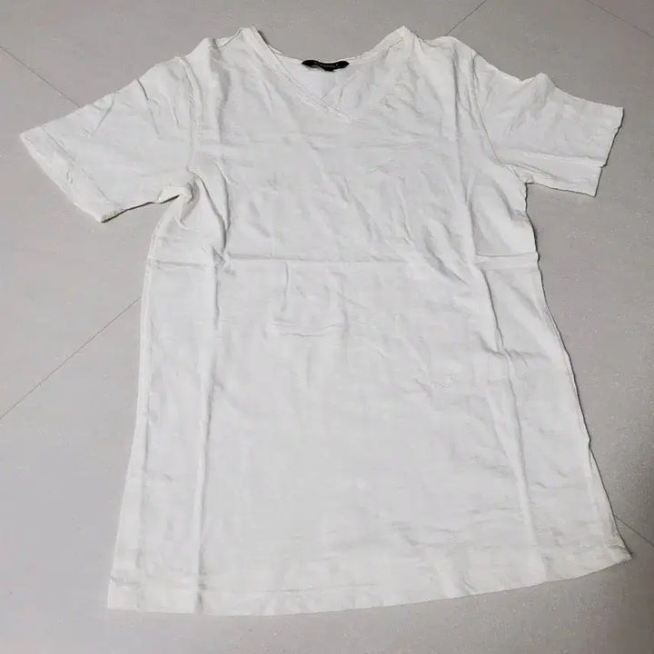 [BUNJANG] Beanpole White V-Neck Short Sleeve T-Shirt Women&