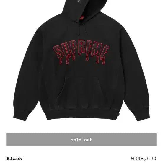 [BUNJANG] Supreme Ghostface Arc Hood Black M / 슈프림 고스트페이스 아크 후드 블랙 m
