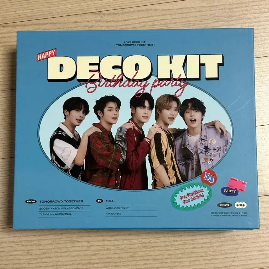 [BUNJANG] TXT 2023 Deco Kit Photocard Set / 투바투 2023 데코키트 (포카포함)