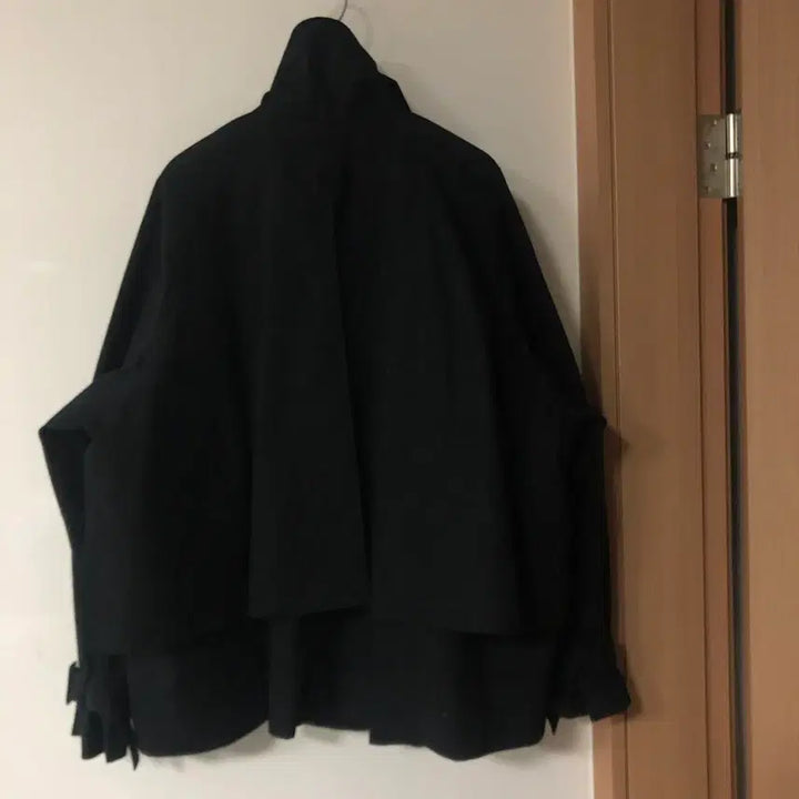[BUNJANG] High Neck Balloon Fit Windbreaker Jacket / 바스락 자켓 점퍼 야상 사파리 하이넥 바람막이 벌룬 블랙 검정 트렌치