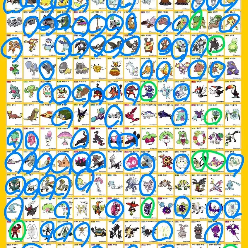 [BUNJANG] Pokemon Stickers / 포켓몬 띠부씰 30주년 시즌 5 판매