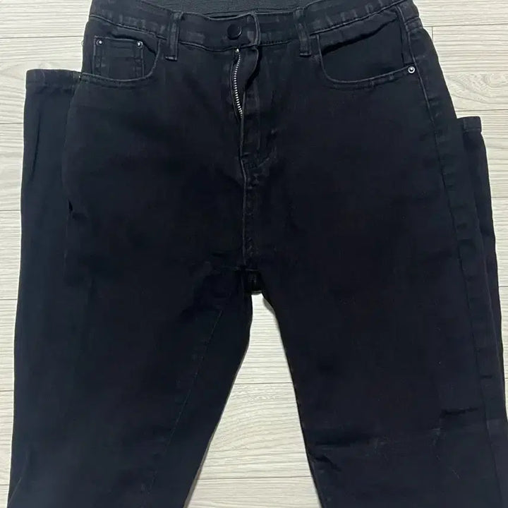 [BUNJANG] Black Bootcut Denim Pants / 블랙 부츠컷 데님 바지