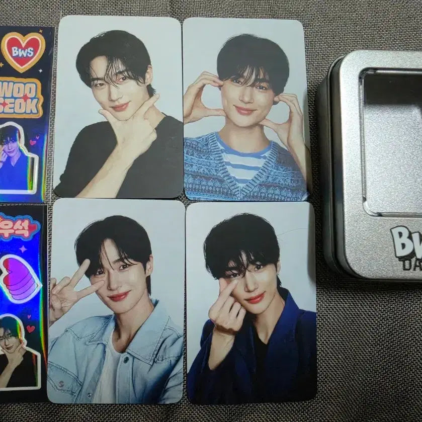 [BUNJANG] Byun Woo Seok DASHU Photocard Sticker Goods Set / 변우석 DASHU 포토카트 스티커 굿즈 세트
