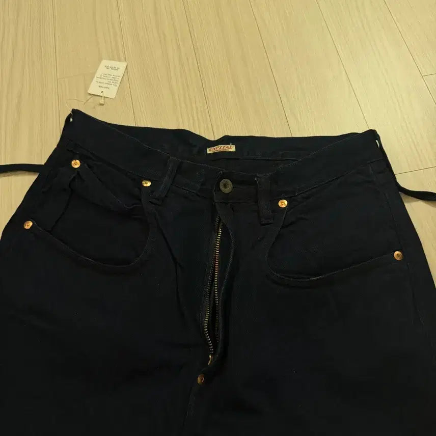 [BUNJANG] Kapital Dark Blue Denim Pants (Size 3) / [3] 캐피탈 진청 데님팬츠