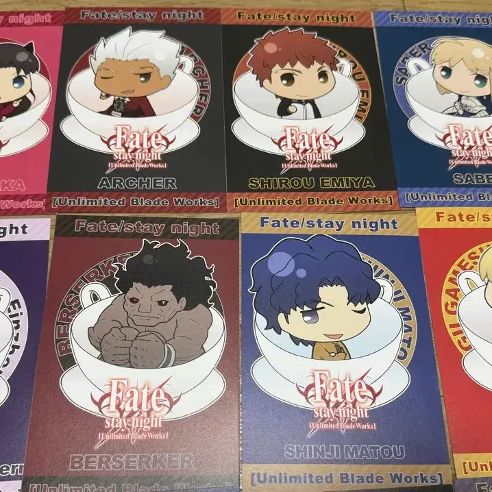 [BUNJANG] Fate/stay night Cafe Postcard / 페이트 스테이 나이트 카페 엽서