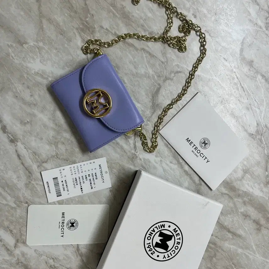 [BUNJANG] Metrociti Mini Card Holder Cross Bag / 메트로시티 카드지갑크로스 초미니