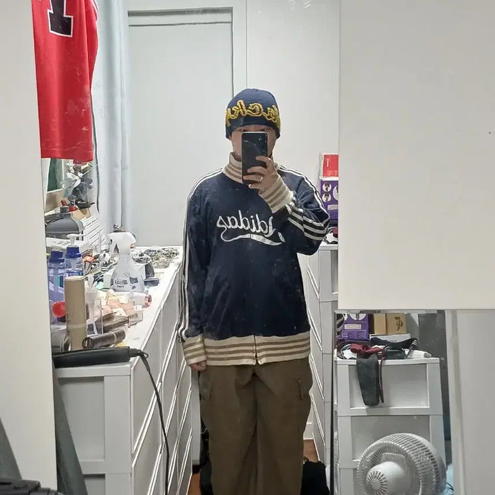 [BUNJANG] Beige Corduroy Cargo Jogger Pants / 베이지 코듀로이 카고 조거 팬츠
