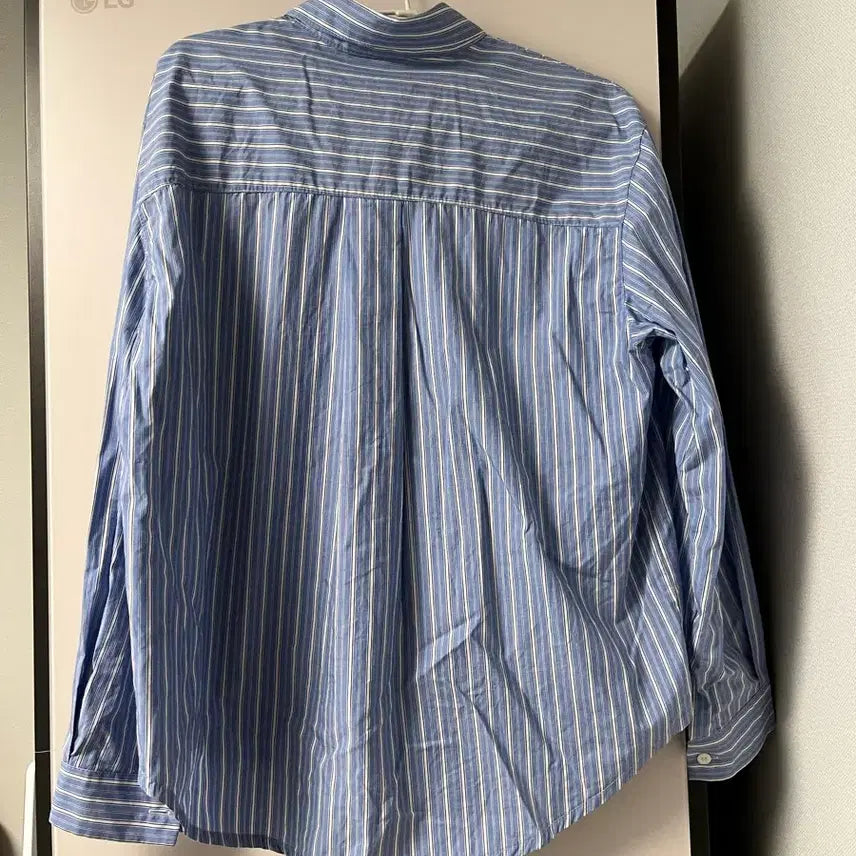 [BUNJANG] London Lace Stripe Shirt / 런던레이스 스트라이프 셔츠