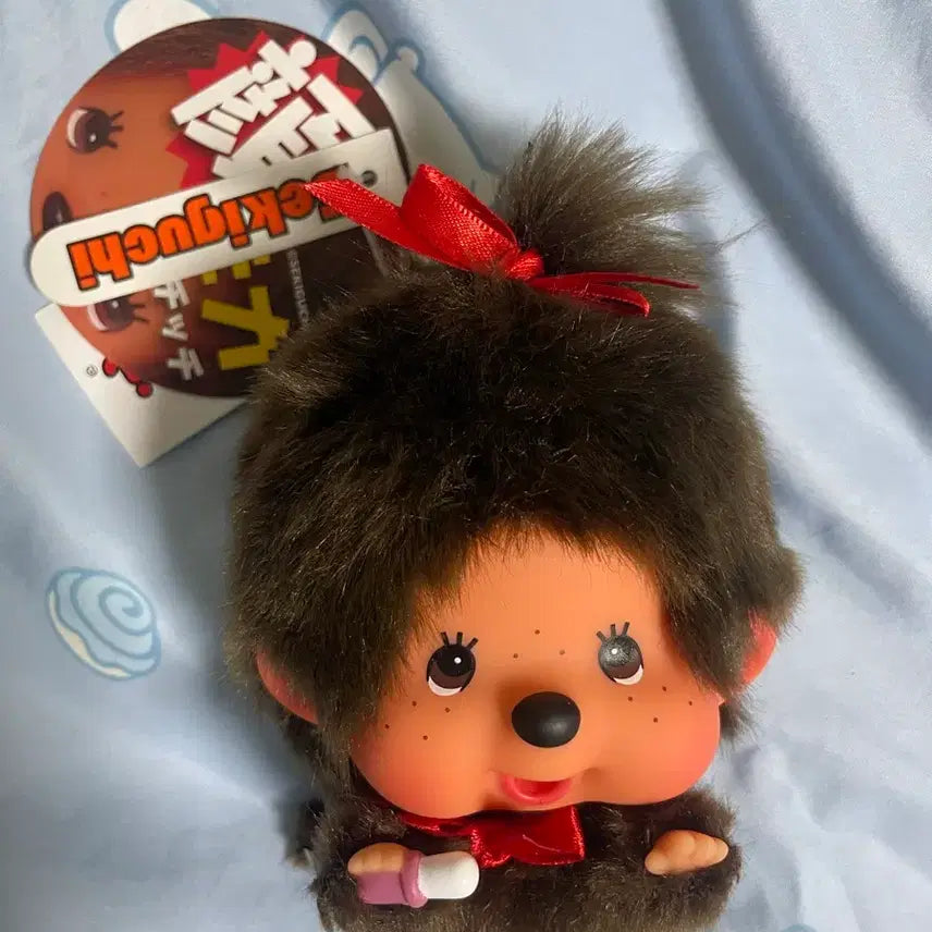 [BUNJANG] Monchhichi Flying Big Head Girl Keychain (New) / [새상품] 몬치치 플라이 빅헤드 걸 키링
