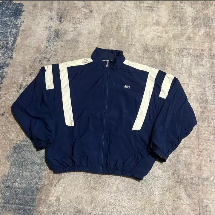 [BUNJANG] Asics 90s Vintage Windbreaker Jacket XL / 90s 아식스 빈티지 바람막이 윈드브레이커 XL