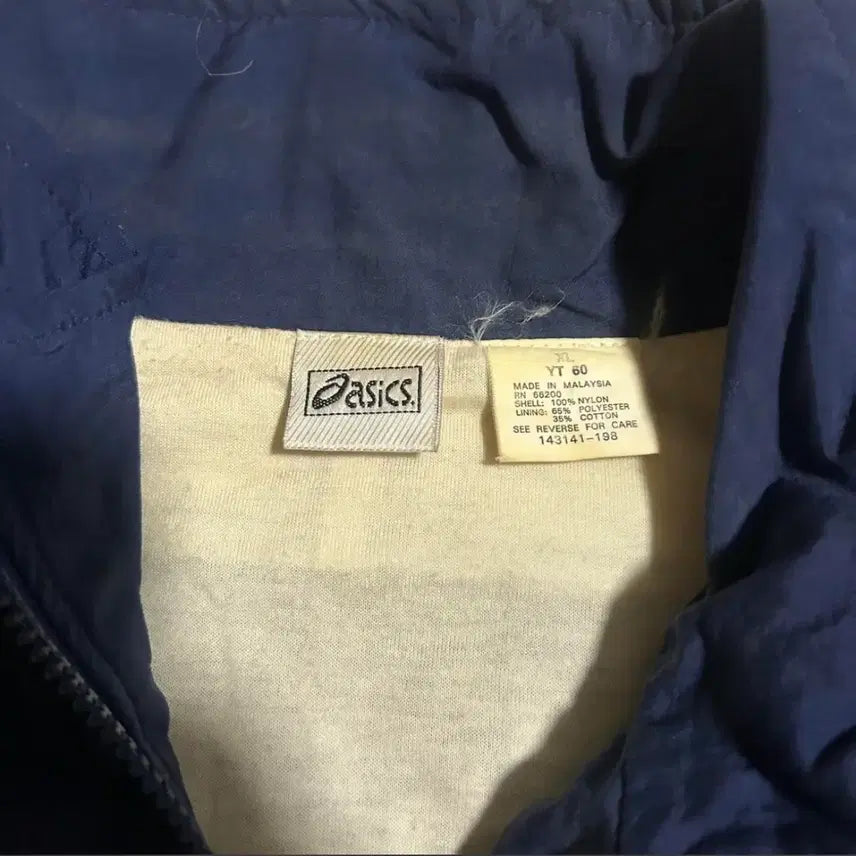 [BUNJANG] Asics 90s Vintage Windbreaker Jacket XL / 90s 아식스 빈티지 바람막이 윈드브레이커 XL