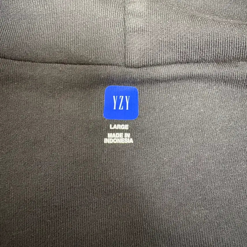 [BUNJANG] YZY Hooded Zip-Up Black / [L] 이지 YZY 후드 집업 블랙