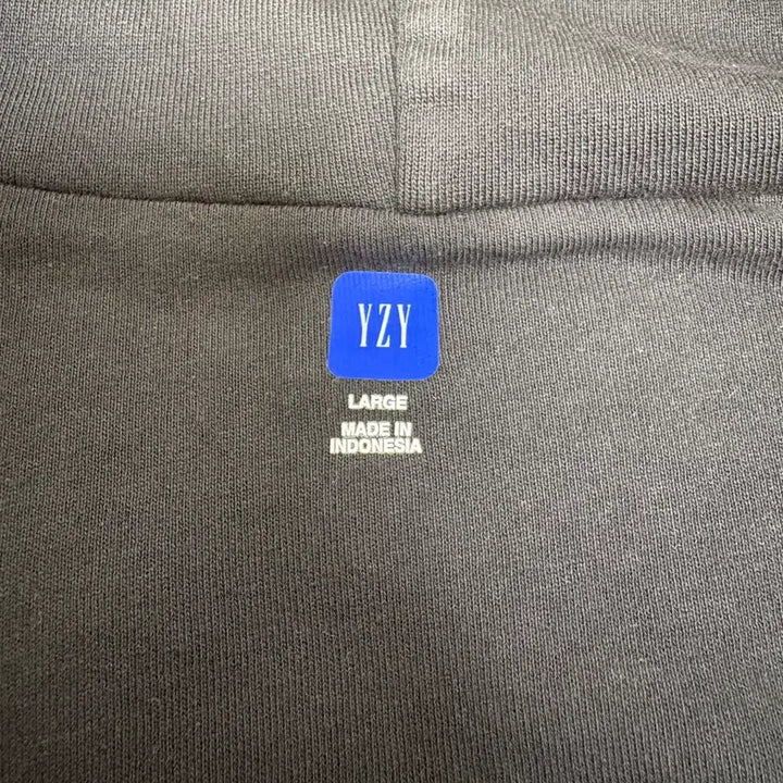 [BUNJANG] YZY Hooded Zip-Up Black / [L] 이지 YZY 후드 집업 블랙