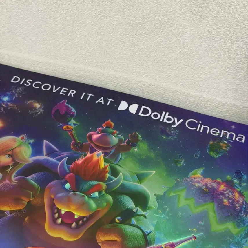 [BUNJANG] Super Mario Galaxy Dolby Poster A3 / 슈퍼마리오 갤럭시 돌비 포스터 A3