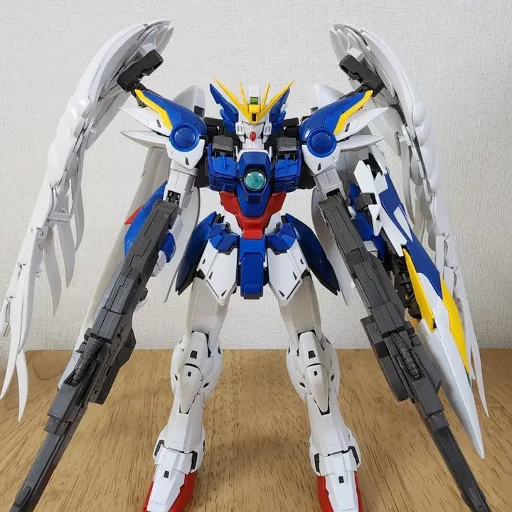 [BUNJANG] MG Wing Gundam Zero EW ver. Ka + Effect Wings Metal Frame / mg 윙건담 제로 ew ver.ka + 이펙트윙즈 메탈 프레임