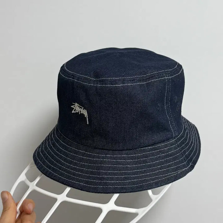 [BUNJANG] Stussy Contrast Bucket Hat Indigo L/XL / 스투시 콘트래스트 버킷햇 인디고 L/XL
