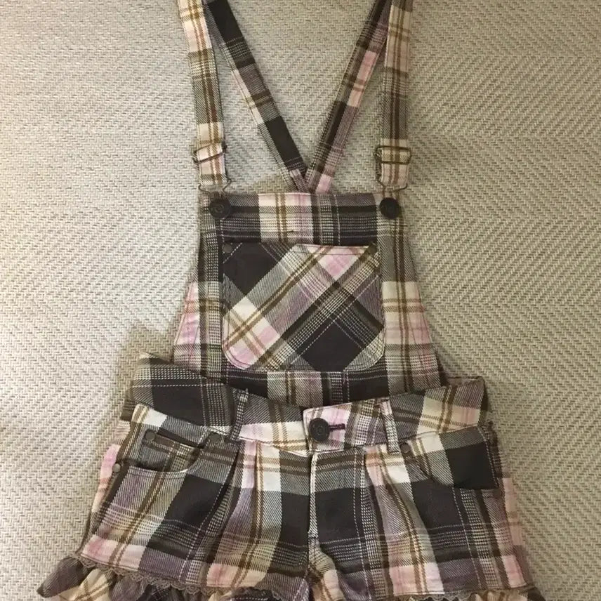 [BUNJANG] Vintage Liz Lisa Denim Overalls Shorts Culottes / 빈티지 리즈리사 멜빵 반바지 큐롯 라떼갸루 히메갸루 히메카지 초코딸기