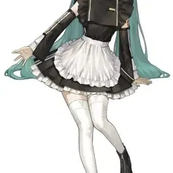 [BUNJANG] Hatsune Miku Sporty Maid Cosplay Full Set / 하츠네미쿠 스포티 메이드 코스 풀셋