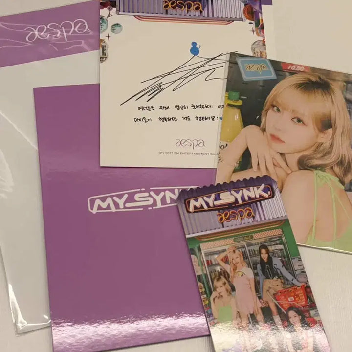 [BUNJANG] Aespa Winter My Sync Fanmeeting AR Ticket POB Photocard / 에스파 윈터 마이싱크 팬미팅 스페셜 에이알 티켓 ar 포카미공포 카리나