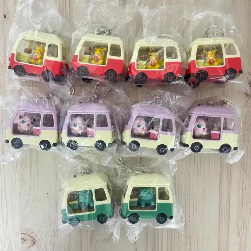 [BUNJANG] Lotte 30th Anniversary Pokémon Camping Car Keychain / 롯데리아 포켓몬 30주년 캠핑카 키링