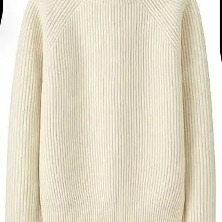 [BUNJANG] Uniqlo U Lemaire Lambswool Knit Sweater / 유니클로 u 르메르 램스울 봉태규니트 M