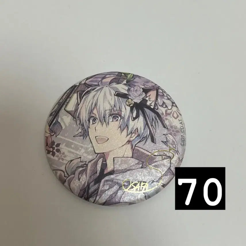 [BUNJANG] IDOLiSH7 6th Anniversary Neko Mimi Ita Bag Can Badges Bundle Set (70 pcs) / 아이나나 소고 6주년 네코미미 이타백 캔뱃지 70개 일괄