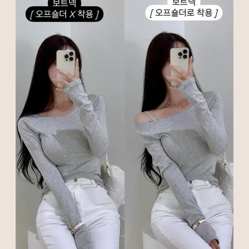 [BUNJANG] Mayoon 24ver. Modal Inner Fleece T-Shirt Set (4 Types) / 메이윤 24ver. [자체제작] 모달 속기모 티셔츠 4종
