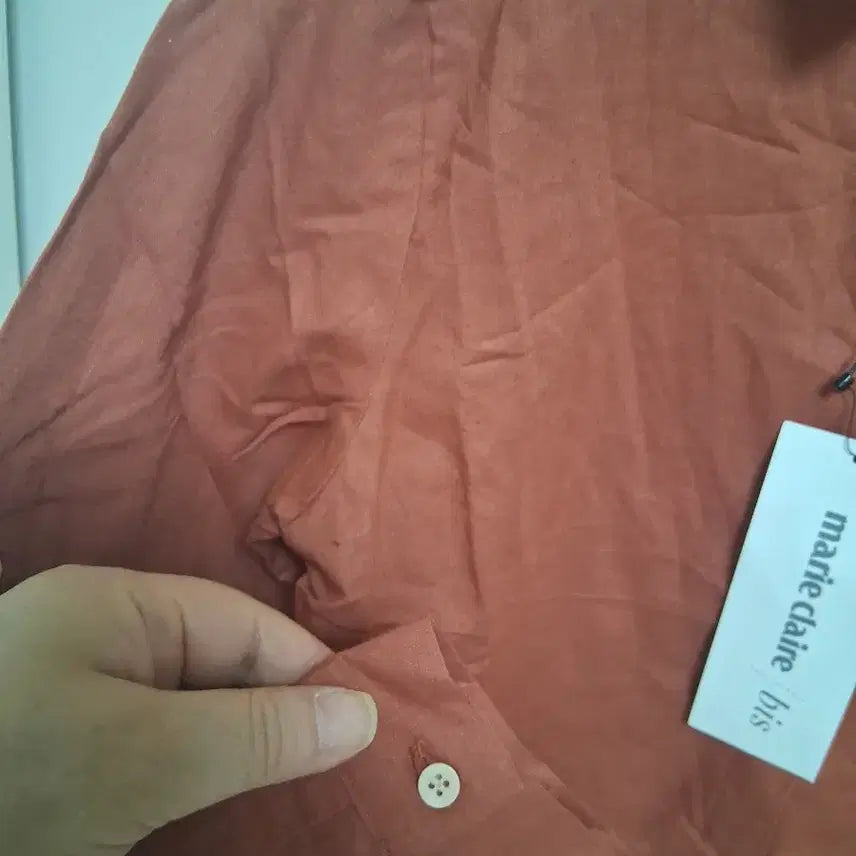 [BUNJANG] Marie Claire Embroidered Blouse Size 90 / 마리끌레르 자수브라우스 사이즈 90호 총장 71 디자인강추 새상품