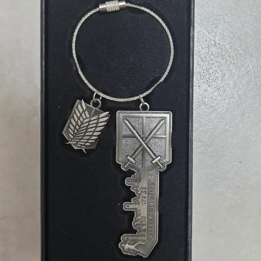 [BUNJANG] Attack on Titan Metal Keyring / 진격의 거인 메탈 키링