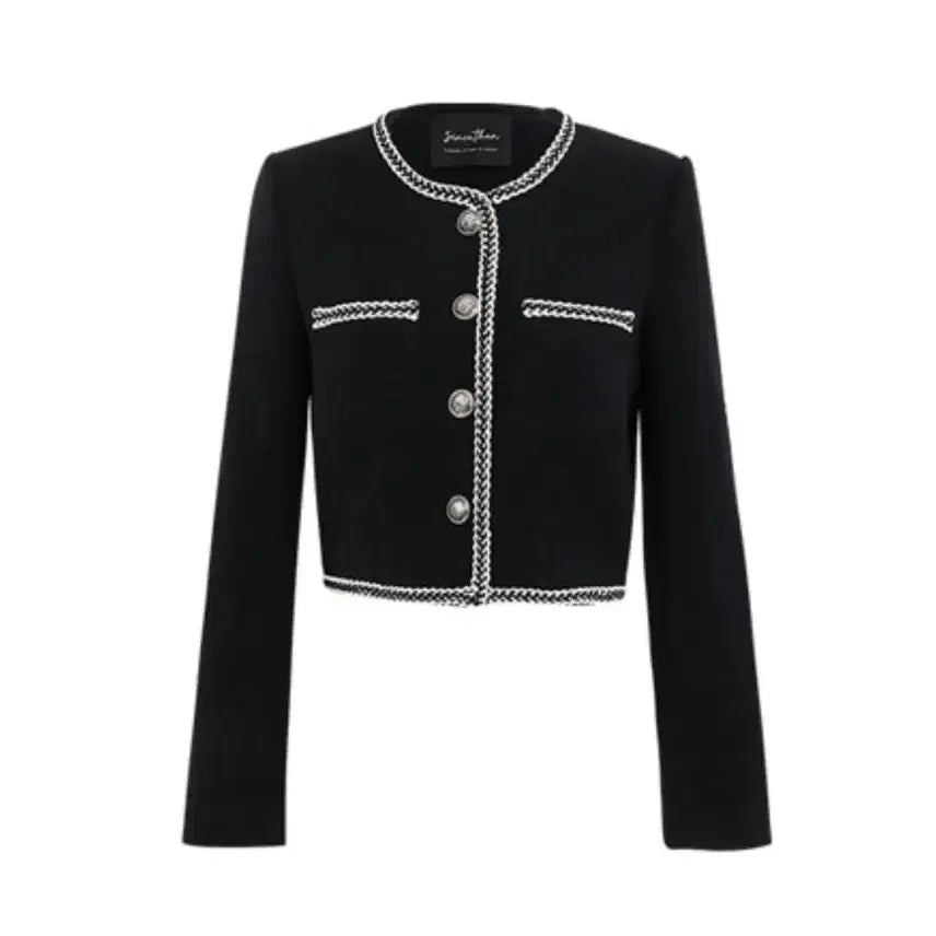 [BUNJANG] Since Then Eileen Trimming Jacket Black / 신스덴(Since then) 에일린 트리밍 자켓 66-77 새상품