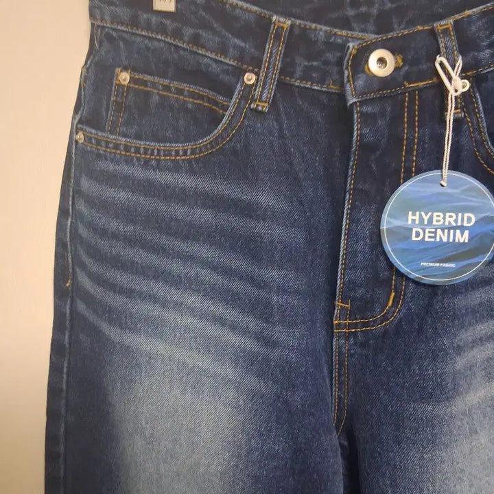 [BUNJANG] High-Waist Wide Leg Denim Pants / 하이웨스트  와이드 데님 팬츠 25인지 총장 105 새상품 디자인강추