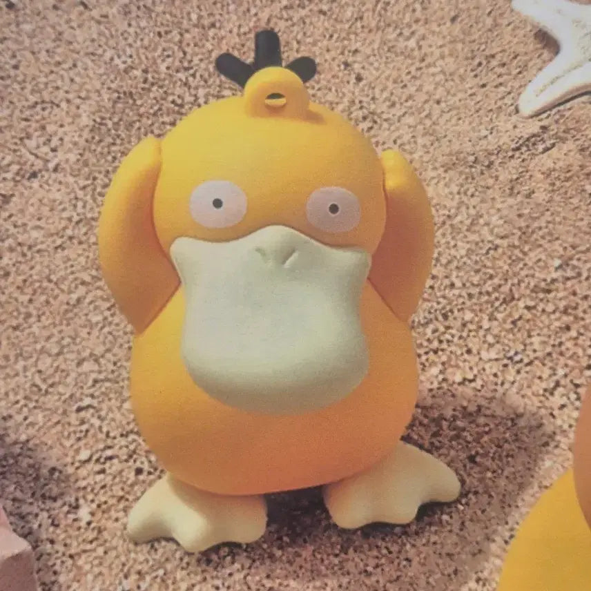 [BUNJANG] Ediya Pokemon Psyduck Figure Magnet Keyring / 이디야 포켓몬스터 고라파덕 피규어 마그넷 키링