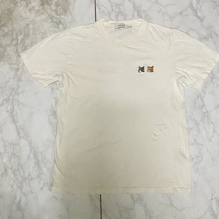 [BUNJANG] Maison Kitsuné Short Sleeve T-Shirt Size S (Fits 95) / 메종키츠네 반팔 티셔츠 사이즈 95
