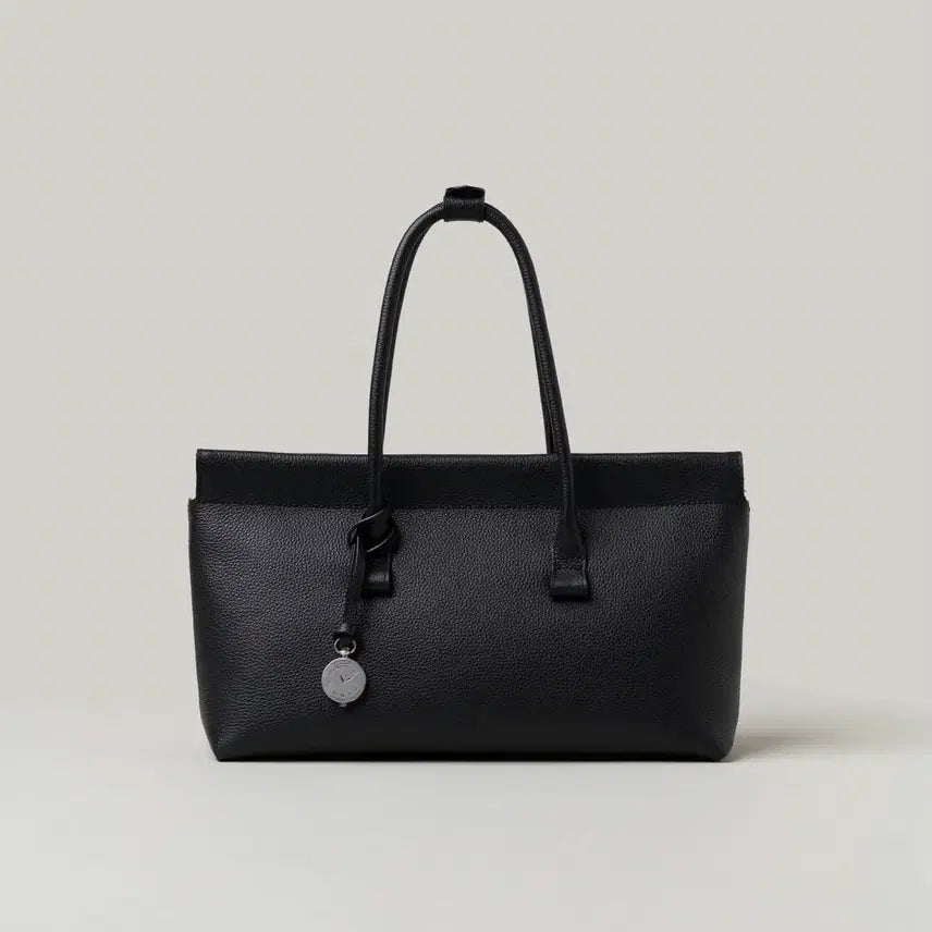 [BUNJANG] Monde Monde Magnet Clock Tote Bag Black / 몽드몽드 마그넷클락 토트백 블랙