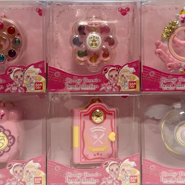 [BUNJANG] Bandai Magical Doremi Item Collection Set (6 Types) / [미개봉] 반다이 꼬마마법사레미 아이템 컬렉션 6종 세트