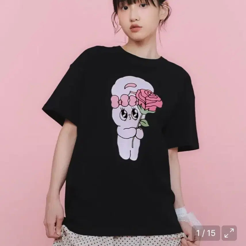 [BUNJANG] RAFERxEsther Bunny T-shirt / 에이블리 무신사 지그재그 라퍼x에스더버니 티셔츠 새상품 새제품