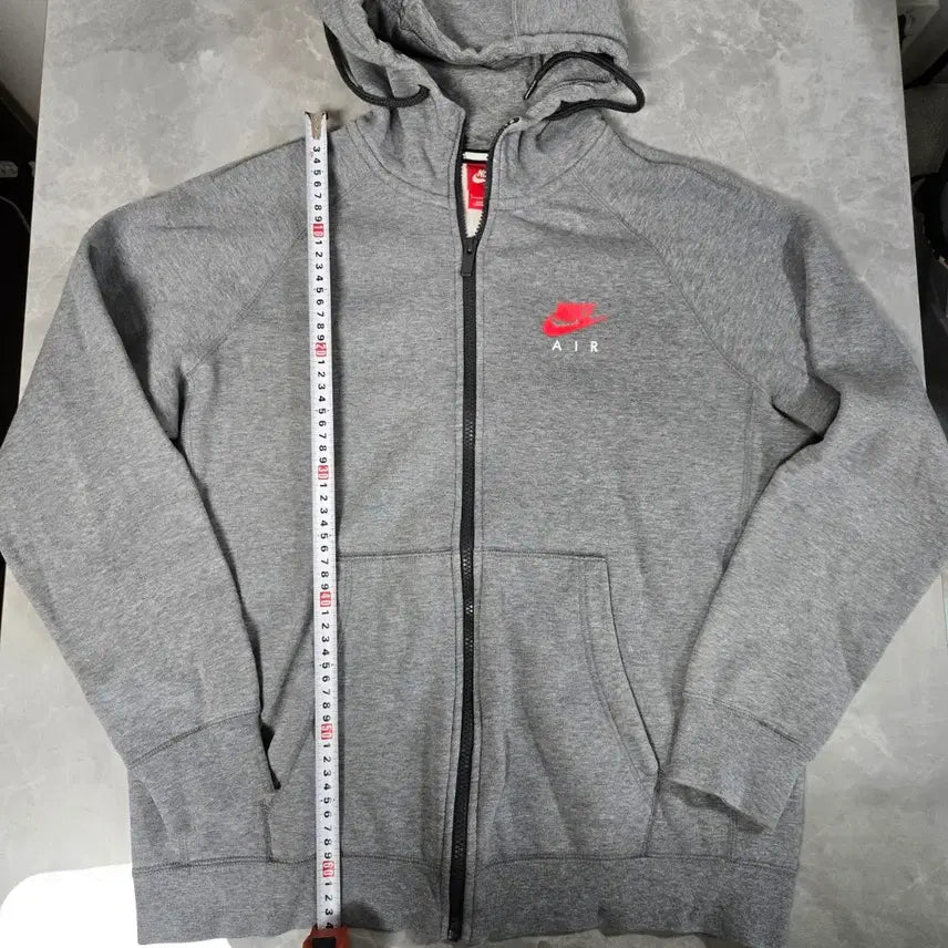 [BUNJANG] Nike Air Grey Hooded Zip-Up Jacket / 나이키 AIR 회색 후드집업