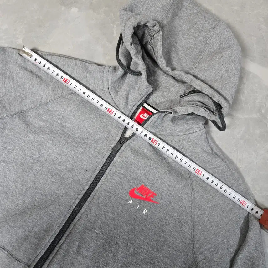 [BUNJANG] Nike Air Grey Hooded Zip-Up Jacket / 나이키 AIR 회색 후드집업