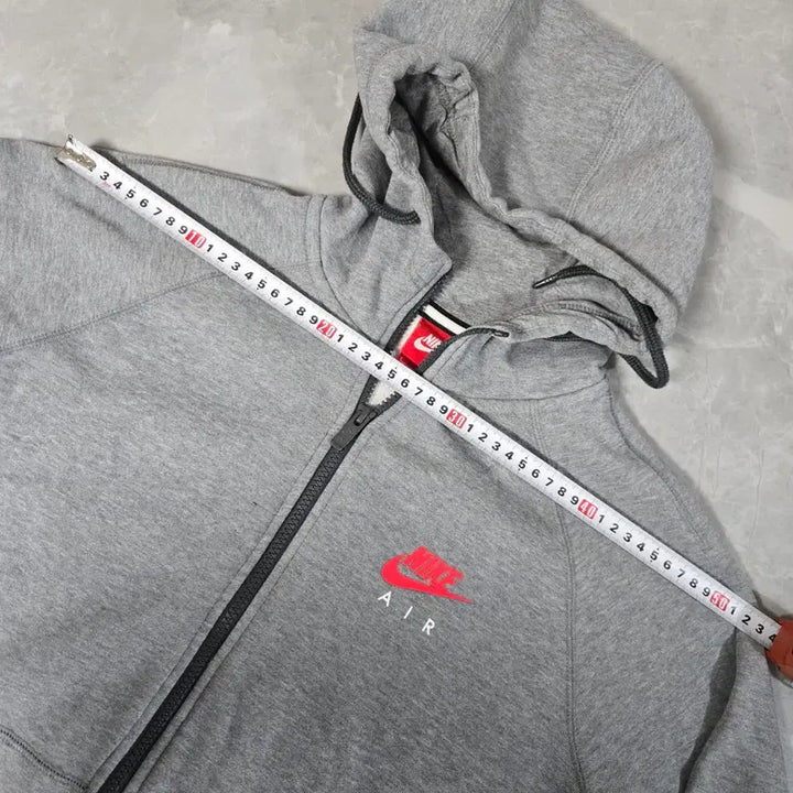 [BUNJANG] Nike Air Grey Hooded Zip-Up Jacket / 나이키 AIR 회색 후드집업