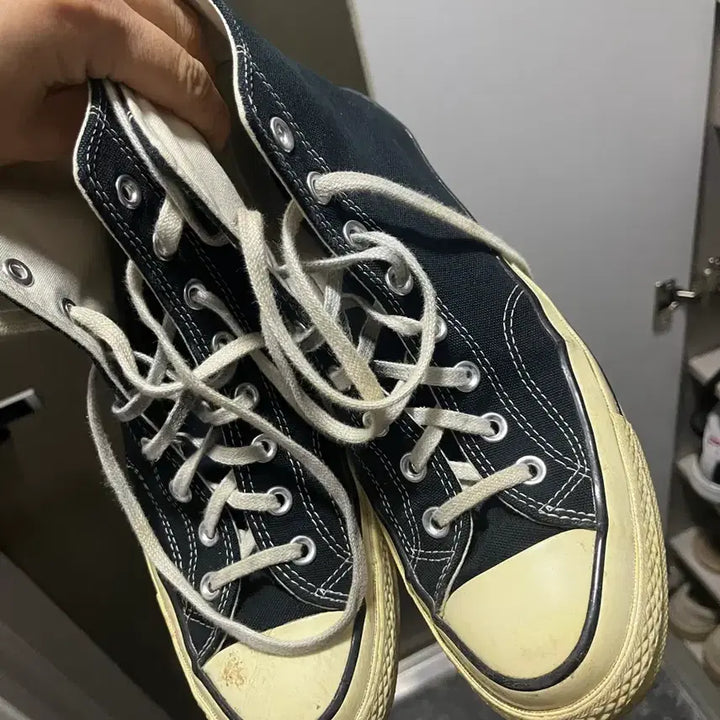 [BUNJANG] Converse Chuck Taylor 70 High Top Black Shoes / 컨버스 척테일러 70 하이 블랙 270