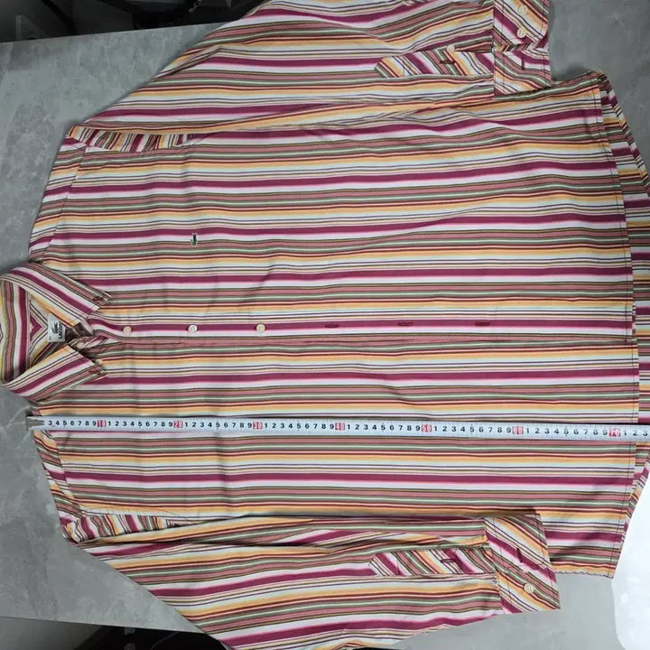 [BUNJANG] Lacoste Striped Shirt / 라코스테 스트라이프 셔츠 남방