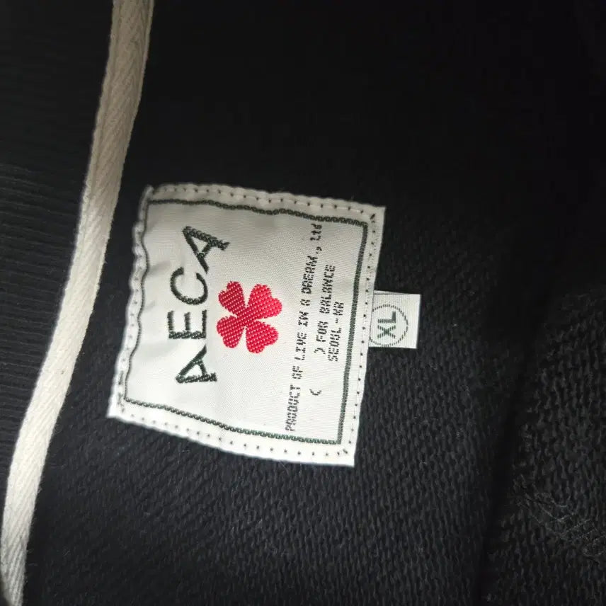 [BUNJANG] AECA N158 Black Sweatshirt T-shirt / AECA N158 블랙 맨투맨 티셔츠