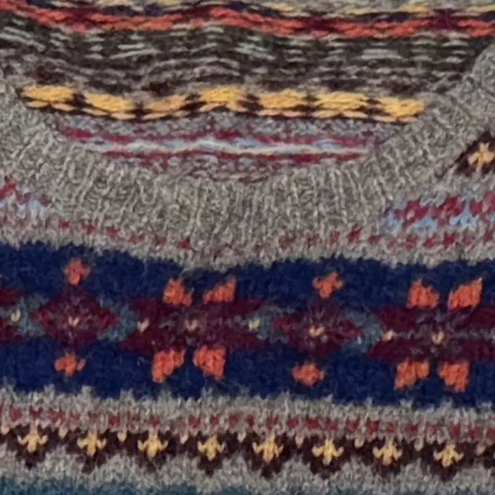 [BUNJANG] Polo 14 F/W Fair Isle Knit Sweater / 폴로 14 F/W 페어아일 니트 L사이즈