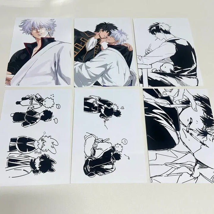 [BUNJANG] Gintama Gintoki Hijikata Ginhiji Photo Set Bundle / 은혼 긴토키 히지카타 긴히지 프박 일괄(1)