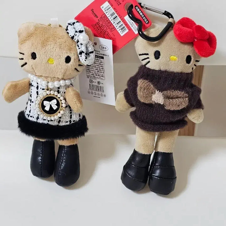 [BUNJANG] Sanrio Hello Kitty Long Legs Tanning Doll Keychain Set / (일괄)롱다리 태닝 키티 인형 키링 세트