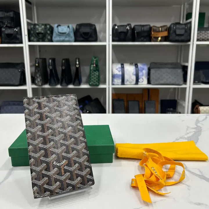 [BUNJANG] Goyard Saint Roch Long Wallet Black / 고야드 생로슈 장지갑 블랙