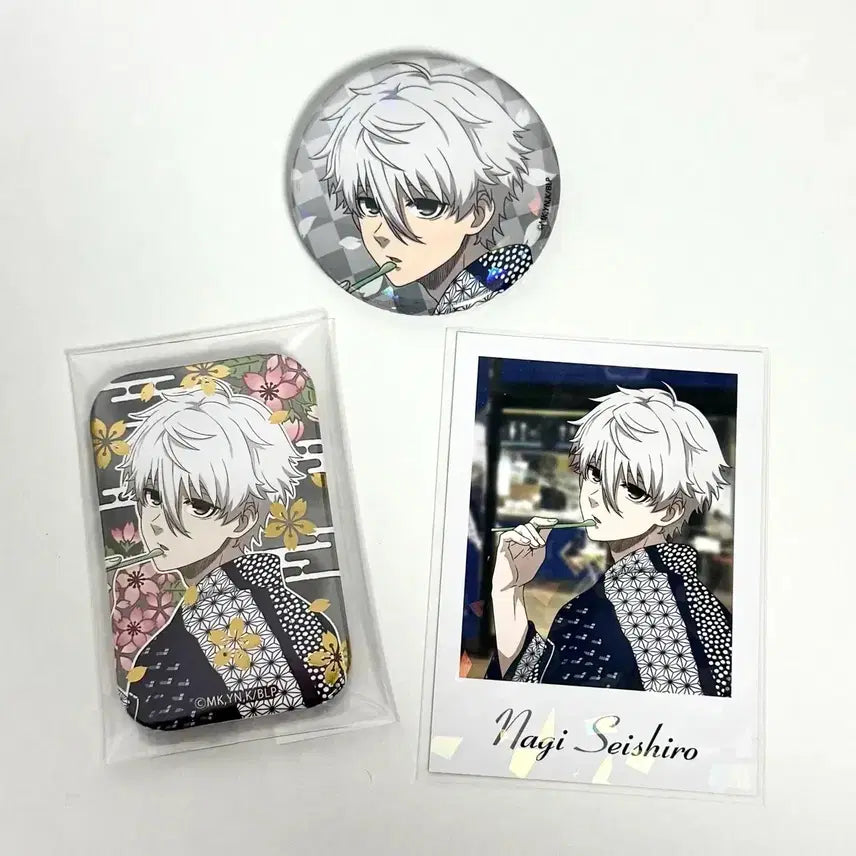 [SOLD OUT] (6.25일까지)블루록 나기 세이시로 굿즈 캔뱃지 카드 일괄