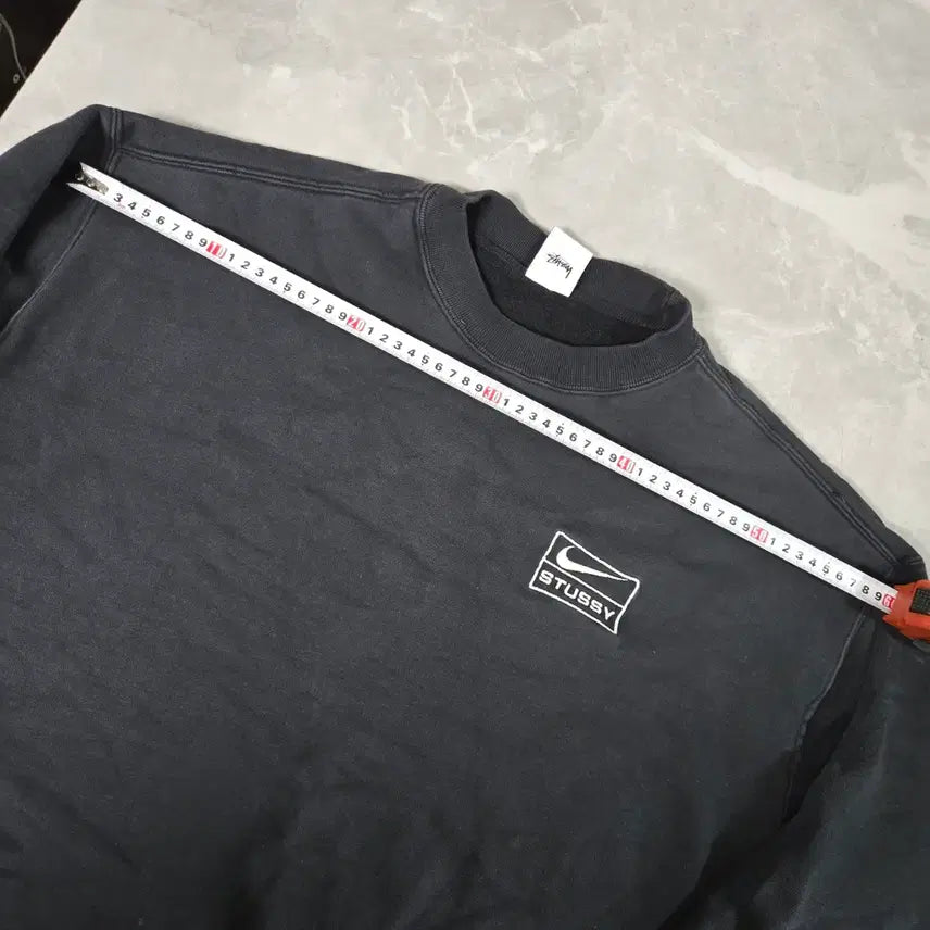 [BUNJANG] Stussy x Nike Collaboration Sweatshirt Black / 스투시 X 나이키 콜라보 맨투맨 블랙