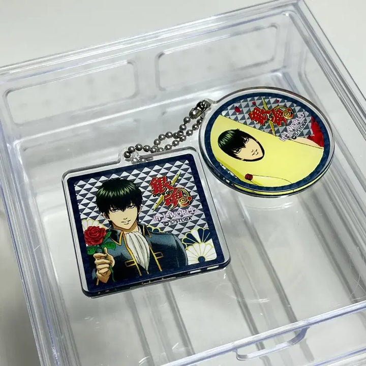 [BUNJANG] Gintama Hijikata Mayonnaise Acrylic Keyring Bundle Set / 은혼 히지카타 마요 아크릴 키링 일괄