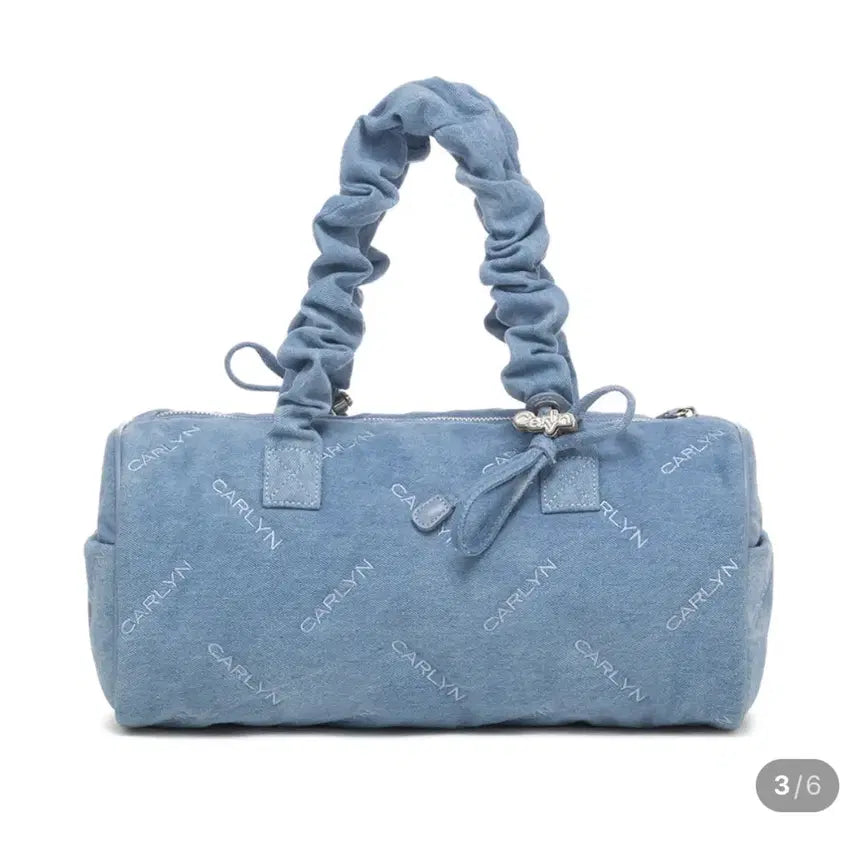 [BUNJANG] Carlyn Tia Denim Tote Bag Blue / 칼린 티아 데님 블루 토트백